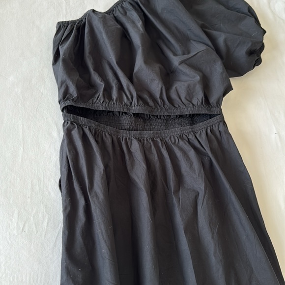 Apiece Apart | Midi One Shoulder Dress | Fitted waistband | Sz Medium - Picture 9 of 13